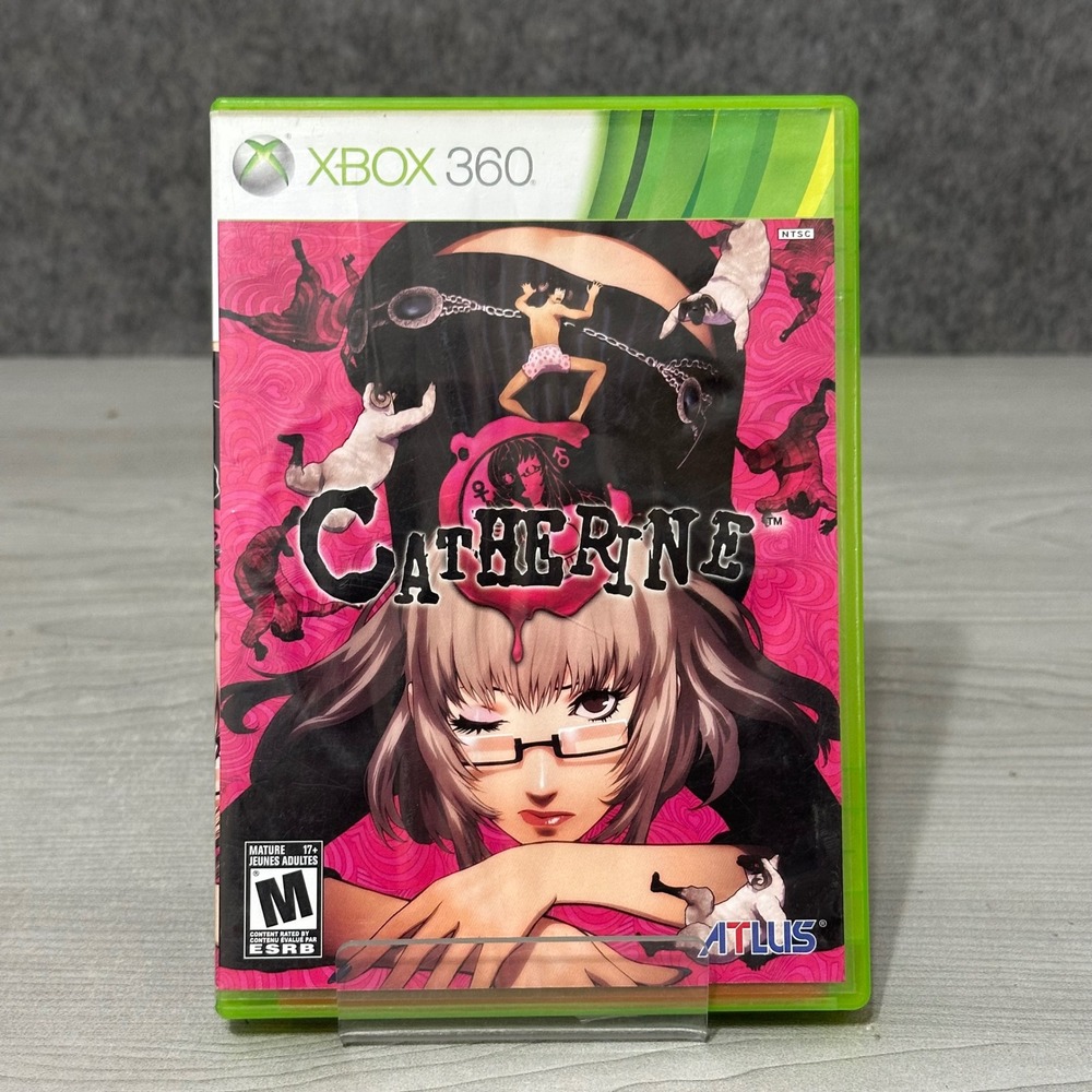 Atlus Catherine Video Game Xbox 360 NTSC Pink Puzzle Adventure CIB‎ Complete